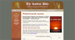 Desktop Screenshot of kolbrin.com